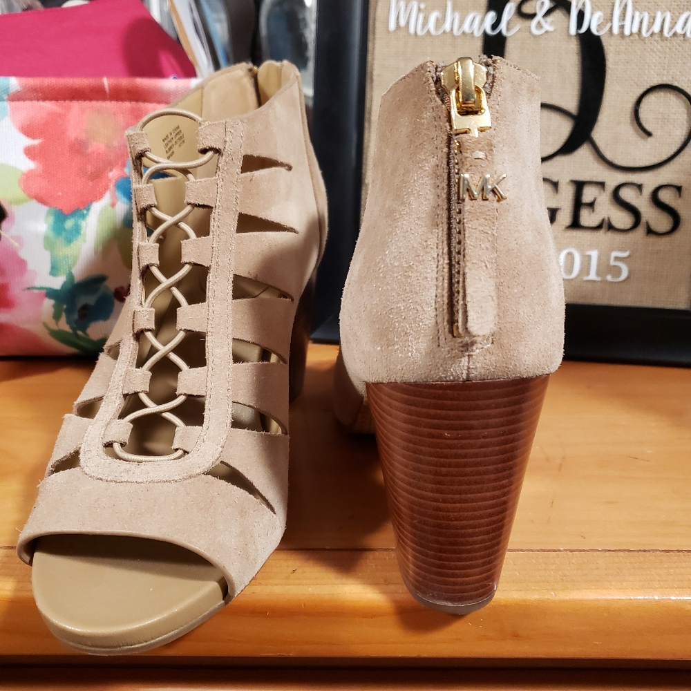 Michael Kors suede heels